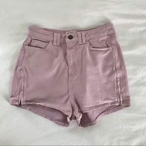 American Apparel Denim High-Waist Short